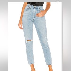 Agolde Jamie High Rise Classic in Shakedown